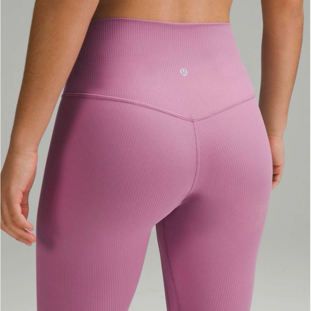 Lululemon Align Ribbed 28’ Velvet Dust, Size 4